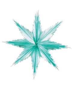Beistle Christmas Packaged Dip-Dyed Snowflakes (2/Pkg)