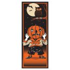 Vintage Halloween Door Cover