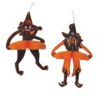 Vintage Halloween Jtd Tango Witch & Cat