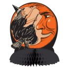 Vintage Hllwn Witch & Moon Centerpiece