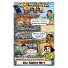 Fire Safety Poster "When To Call 9-1-1!"