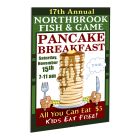 White Corrugated Plastic Stand Out w/ Easel