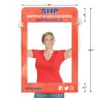 Corrugated Plastic Selfie Frame
