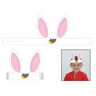 Custom Printed Paper Stock Bunny Ears Headband