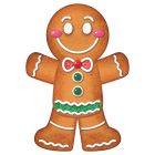 Jointed Gingerbread Man