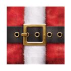 Santa's Belt Buckle Luncheon Napkins