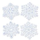 Glittered Snowflake Cutouts