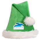 Green Santa Hats w/ White Plush Trim