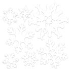 Plastic Die-Cut Snowflakes