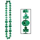 Shamrock Beads w/Kiss Me Lips