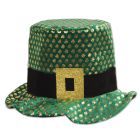 Plush Gold Shamrock Hat