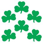 Pkgd Printed Shamrock Cutouts