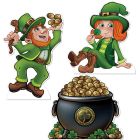 Leprechauns & Pot O' Gold Stand-Ups
