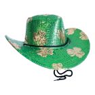 Sequined St. Patrick's Day Cowboy Hat