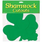 Pkgd Printed Shamrock Cutouts