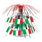 Italian Flag Mini Cascade Centerpiece