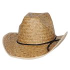 Hi-Crown Western Hat w/Shoelace Band