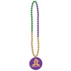 Mardi Gras Beads with a 1-Color Pad Print