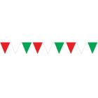 Red, White & Green Pennant Banner