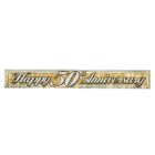 Metallic "50th" Anniversary Fringe Bnr