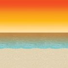 Luau Sunset Backdrop