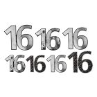 16 Foil Cutouts