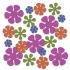 Retro Flower Deluxe Sparkle Confetti