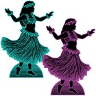 Hula Dancer Silhouette Stand-Ups