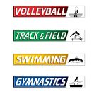 Summer Sports Street Sign Cutouts
