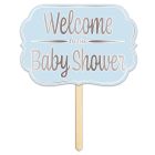 Foil Welcome ToThe Baby Shower Yard Sign