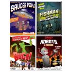 50's B-Movie Drive-In Poster Cutouts