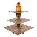 Tiki Torch Cupcake Stand