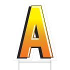 Plastic "A" Yard Sign