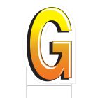Plastic "G" Yard Sign