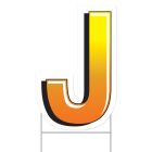 Plastic "J" Yard Sign