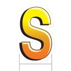 Plastic "S" Yard Sign