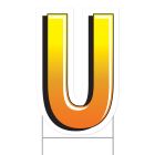 Plastic "U" Yard Sign
