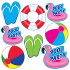Pool Party Cutouts