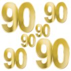 Foil "90" Birthday Cutouts