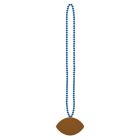 Beads w/Football Medallion