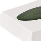 Plastic Tropical Leaf Table Runner