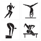Summer Sports Cutouts