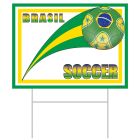 Plastic Yard Sign - Brasil