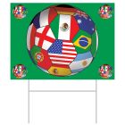 Plastic Yard Sign - International