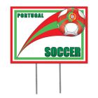 Plastic Yard Sign - Portugal