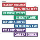 Graduation Street Sign Cutouts