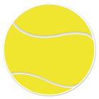 Tennis Ball Cutout