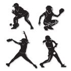 Softball Silhouettes