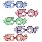 50 Glittered Foil Eyeglasses