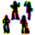 60's Hippie Silhouettes